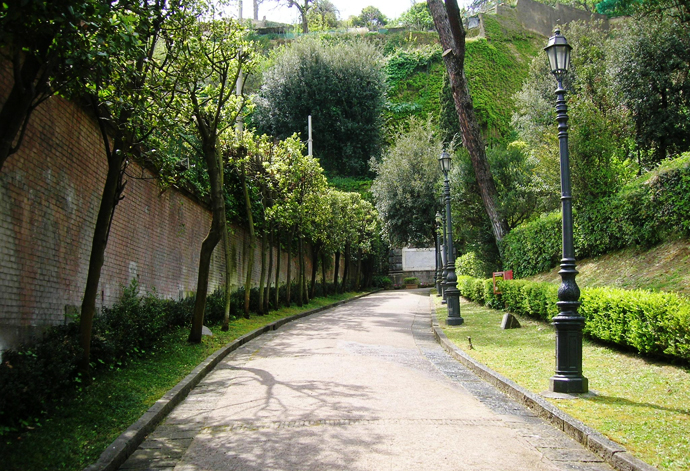 Неаполь Парк Вергилиано Прогулка