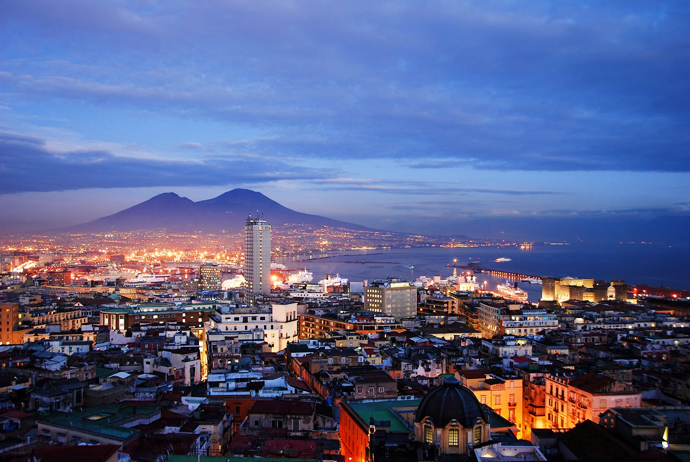 Неаполь на 4 месте в инстаграм
