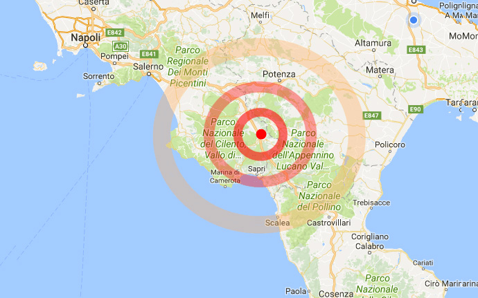 Неаполь Кампания Землетрясение
