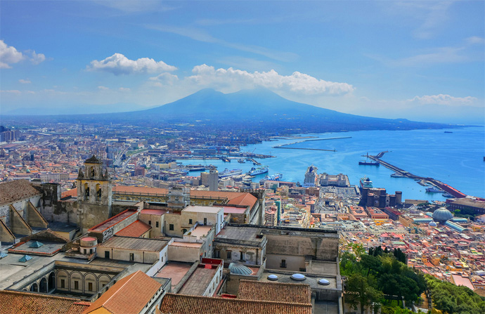 Неаполь город панорама