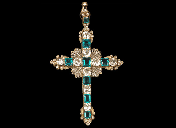 Золотой епископский крест