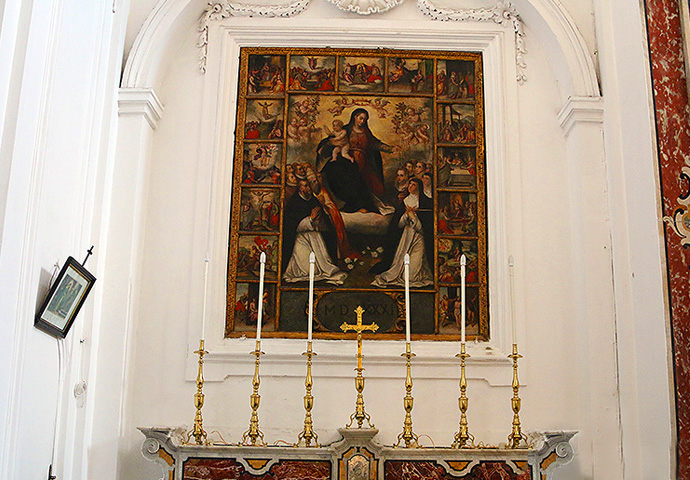 Остров Искья Барано Церковь Сан Рокко Мадонна из Росарио